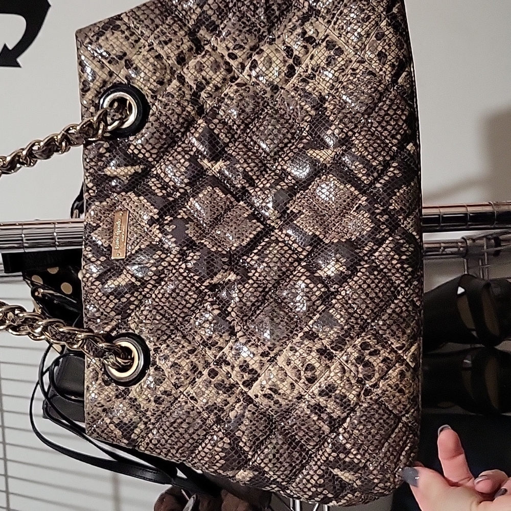 Kate Spade Quilted Snake Skin As Is